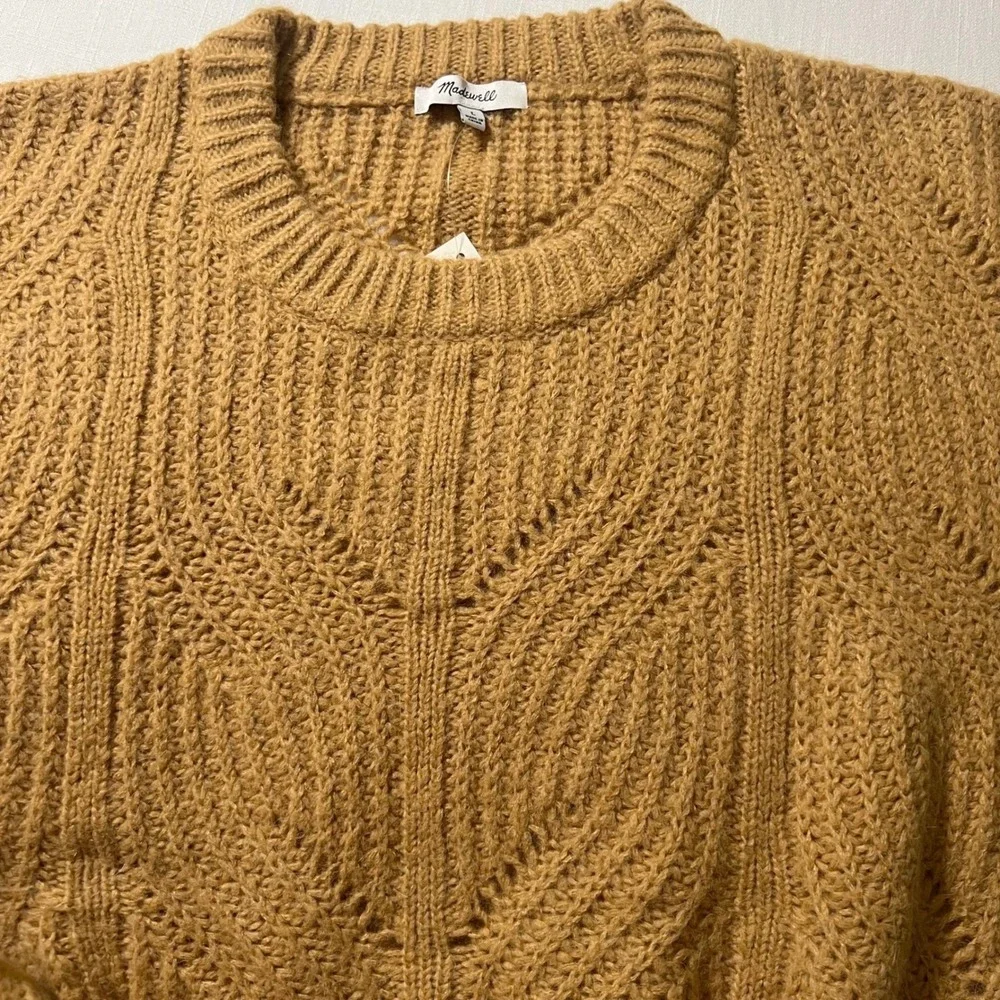 Madewell Charley Pullover Sweater Women's Large Knit Crew‎ Neck